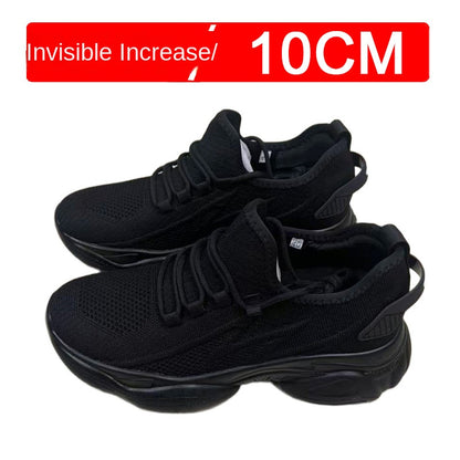 Summer 10CM Height Increasing Men's Shoes (Breathable Fly Woven Mesh)