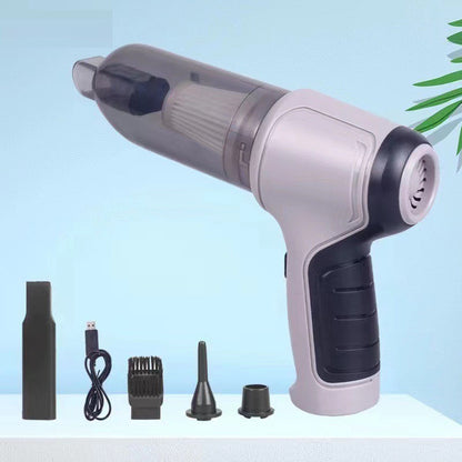 2-in-1 Wireless High-Power Car Vacuum Cleaner & Blower – Portable Handheld Suction for Home & Auto