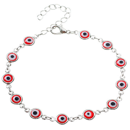 Trendy Women's Gold Chain Evil Eye Bracelet (Nazar Amulet Jewelry)