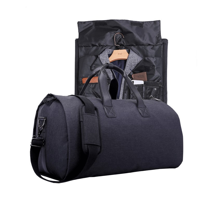 Carry on Hanging Suitcase Clothing Bag with Multiple Pockets