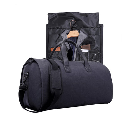 Carry on Hanging Suitcase Clothing Bag with Multiple Pockets