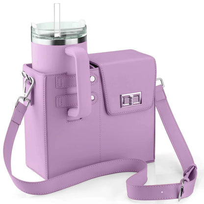 Outdoor Portable Insulated Bottle Bag | Crossbody Tumbler Cup Holder