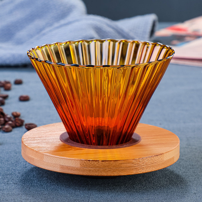 Handmade Japanese Glass Pour Over Coffee Pot Set