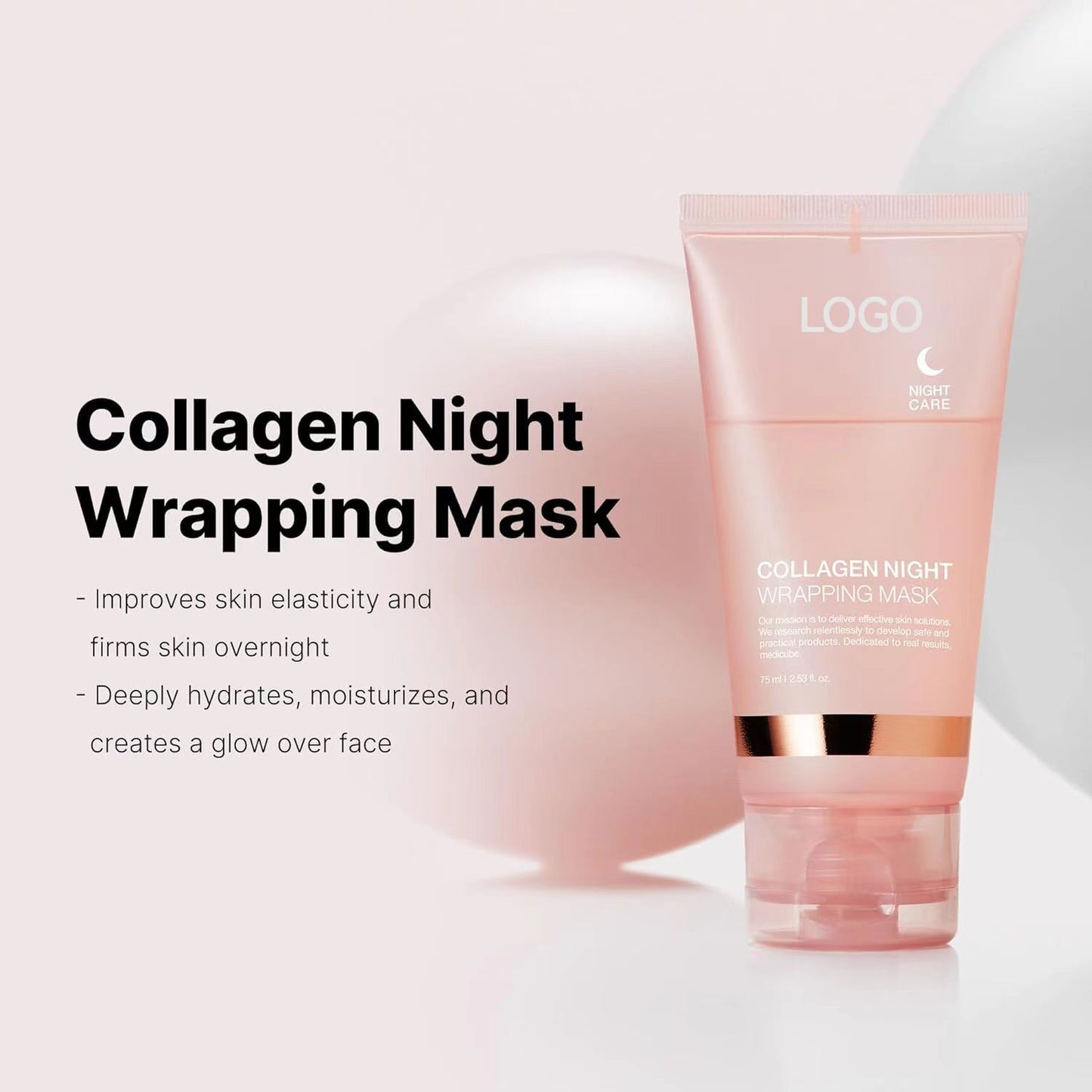 Collagen Night Wrapping Peel-Off Mask | Deep Cleansing & Moisturizing Sleeping Skincare