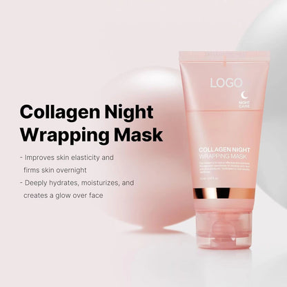 Collagen Night Wrapping Peel-Off Mask | Deep Cleansing & Moisturizing Sleeping Skincare