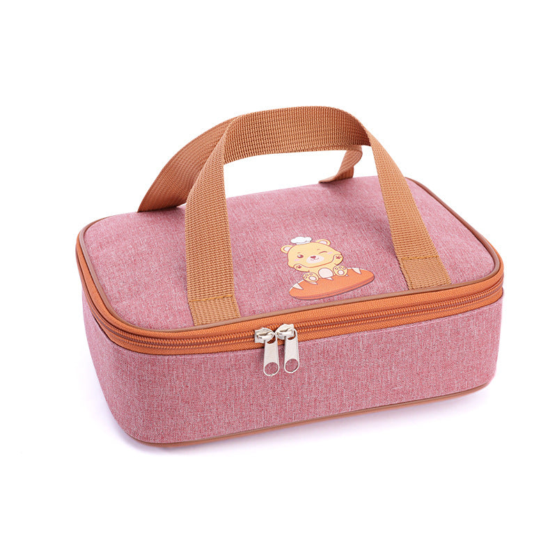 Cartoon Portable Cold Insulation Bag – Thickened Aluminum Foil Lunch Pouch