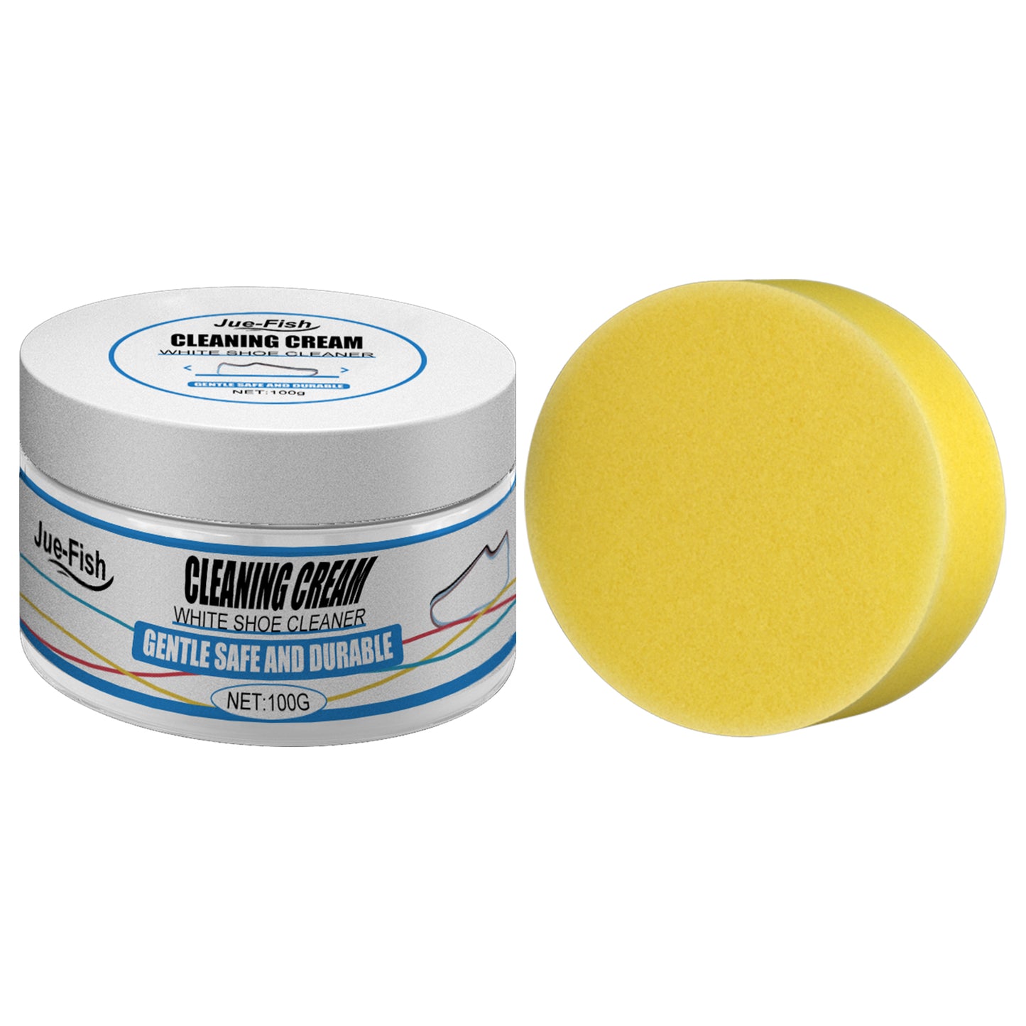 Ultimate White Shoes Cleaning Cream – Instant Decontamination & Whitening Paste for Sneakers & Canvas Shoes