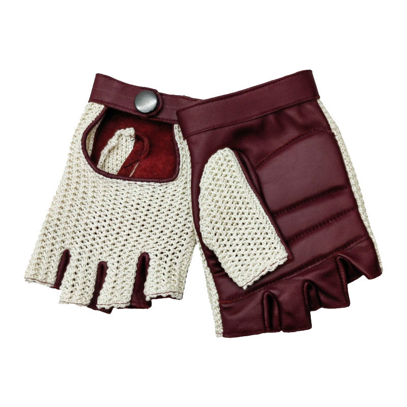 Unisex Half Finger Fitness Gloves | Breathable Anti-Slip Thin Cycling & Outdoor Training Gloves