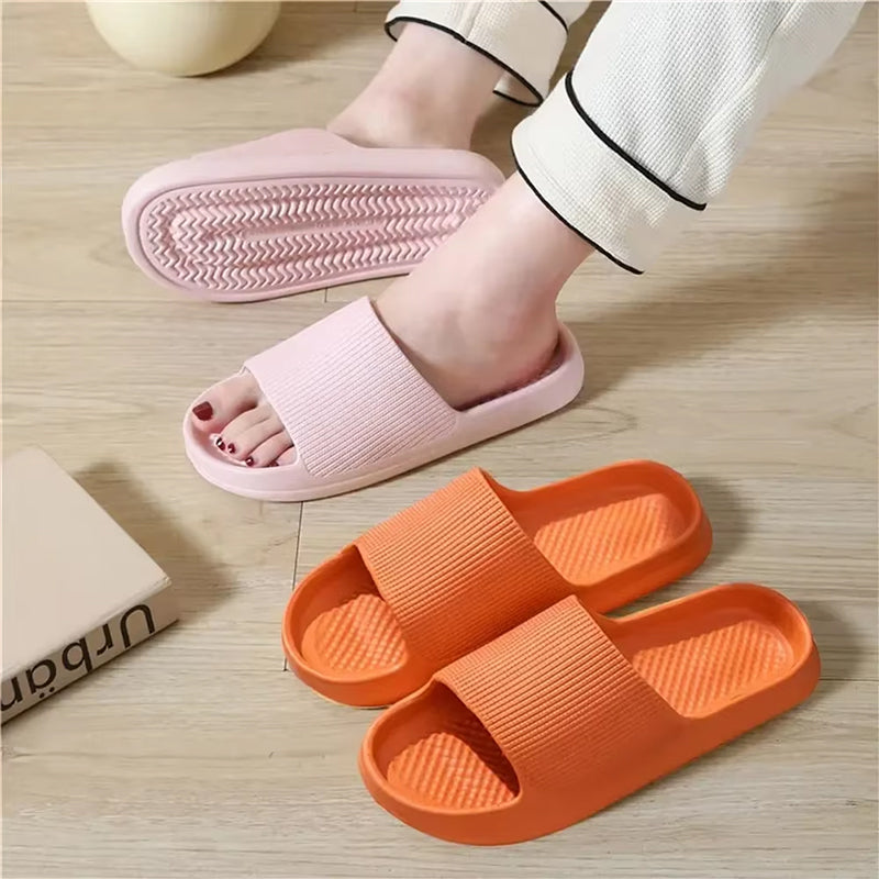 Unisex Anti-Slip, Wear-Resistant EVA Thick Sole Home & Bathroom Slides