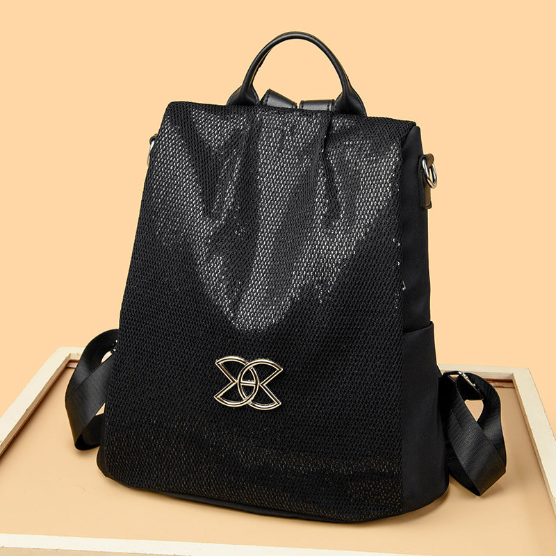 Luxury Travel Backpack for Women - Elegant Fashion Shoulder Bag & Anti-Theft Rucksack