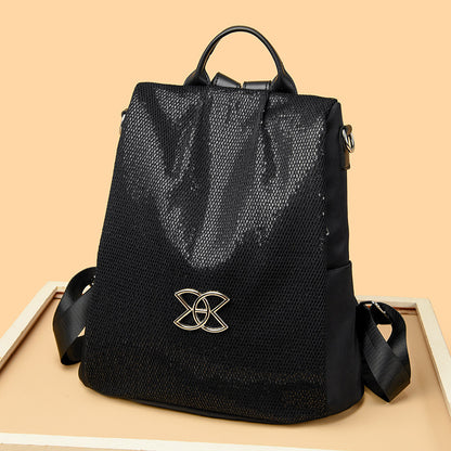 Luxury Travel Backpack for Women - Elegant Fashion Shoulder Bag & Anti-Theft Rucksack