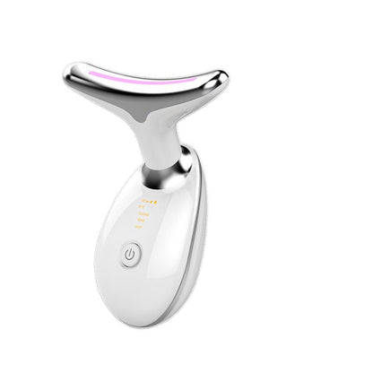 LED Color Light Neck Beauty Device | Vibration Wrinkle Removal Massager