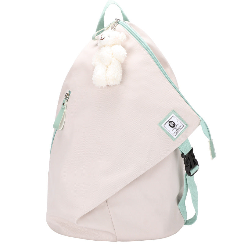 rendy High School Backpack for Girls - Large Capacity Personality Schoolbag & Leisure Shoulder Bag