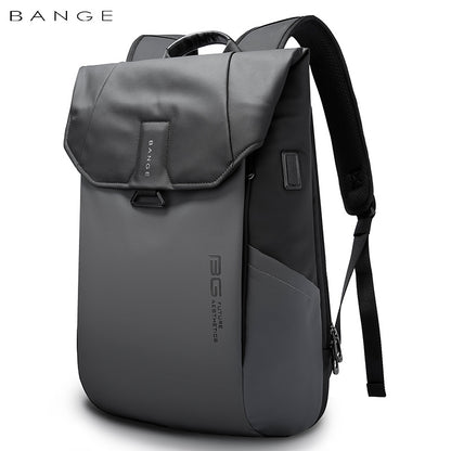 BANGE Premium Men's Business Backpack - Waterproof Laptop & School Bag