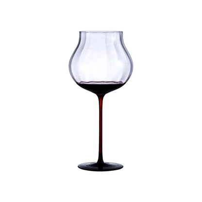 Elegant Creative Black Bow Tie Crystal Wine Glass | High-End Burgundy & Champagne Goblet