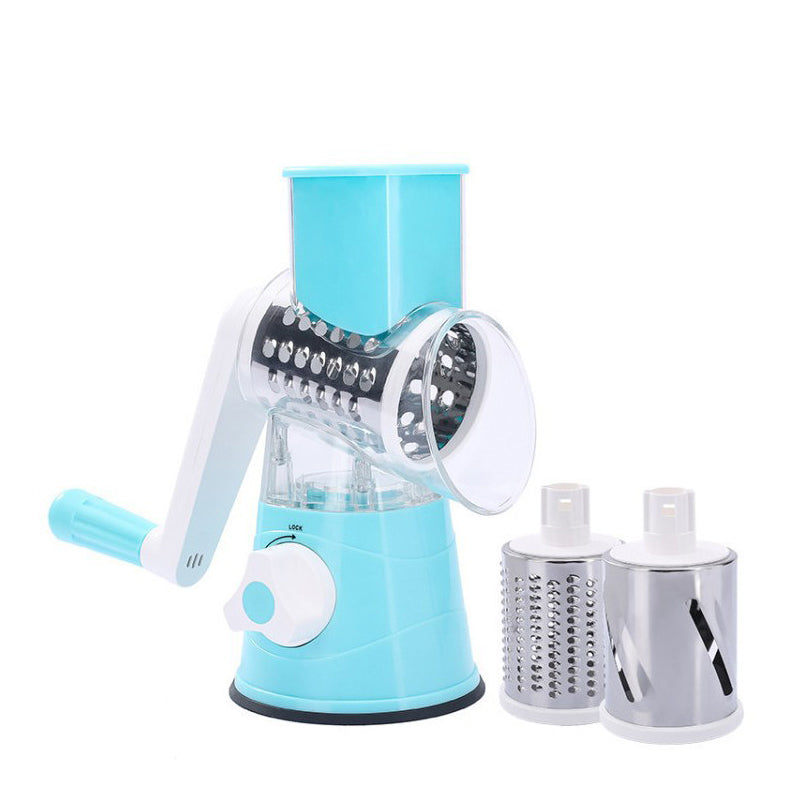Gourmet Kitchen Hero: 5-in-1 Multifunctional Rotary Grater & Slicer