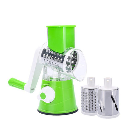 Gourmet Kitchen Hero: 5-in-1 Multifunctional Rotary Grater & Slicer