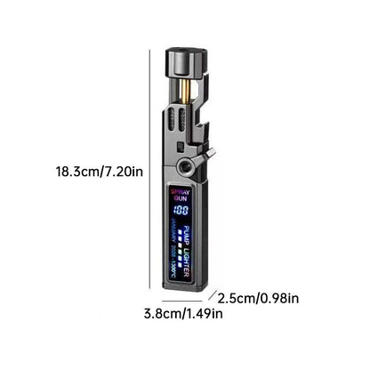 Windproof High-Temperature Outdoor Torch Lighter | Metal Body Jet Flame