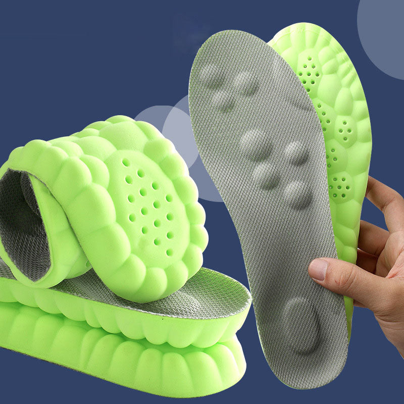 4D Cloud Soft Shock Absorbing Sports Insoles