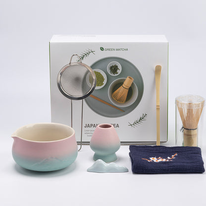 Premium Matcha Starter Kit for Tea Lovers - Complete 8-Piece Japanese Tea Ceremony Set in Gift Box