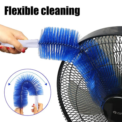 Flexible Fan & Gap Cleaning Brush – Multi-Purpose Bendable Duster for Home & Office