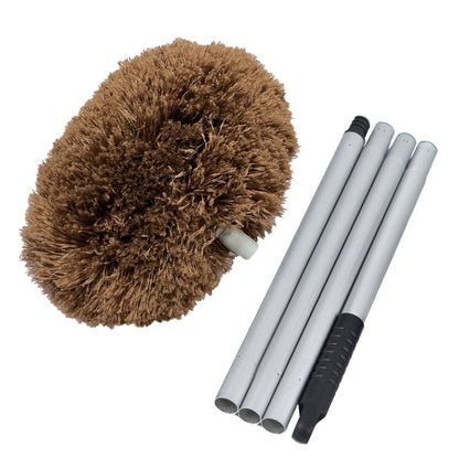 Long-Reach Circular Ceiling Fan Duster – Extendable Aluminum Pole for Easy High-Access Cleaning