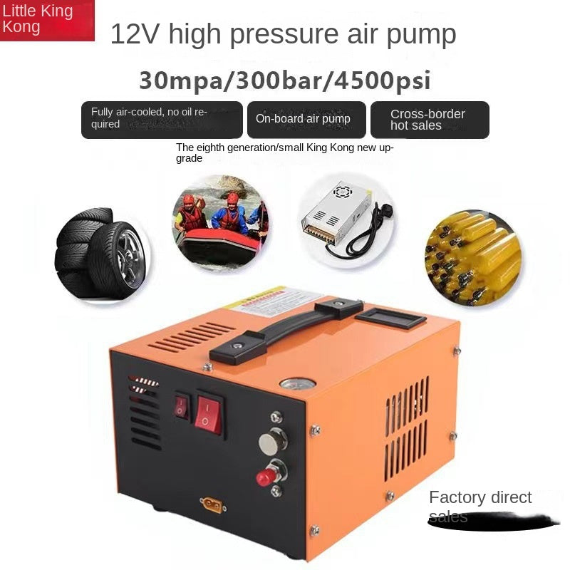 12V Electric High-Pressure Air Compressor Pump (30MPa/4500PSI)