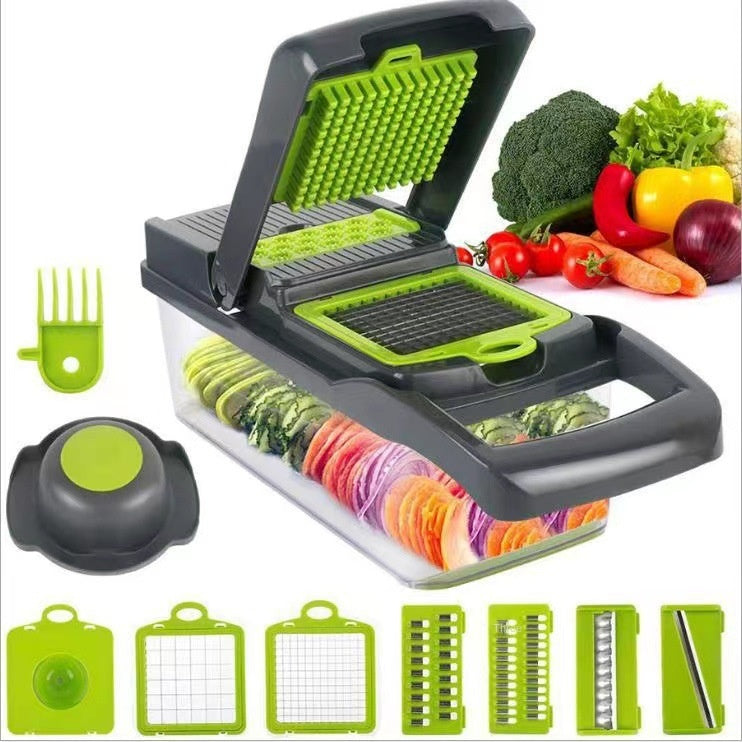 Professional Onion Chopper & Vegetable Cutter - Heavy Duty Kitchen Dicer for Salad & Meal Prep
