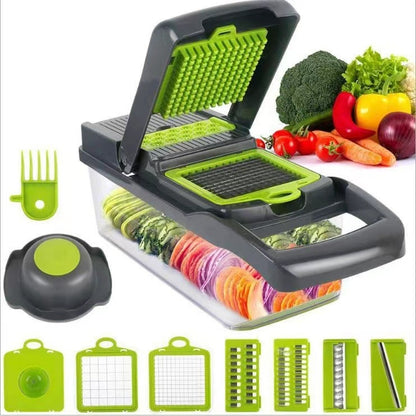 Professional Onion Chopper & Vegetable Cutter - Heavy Duty Kitchen Dicer for Salad & Meal Prep