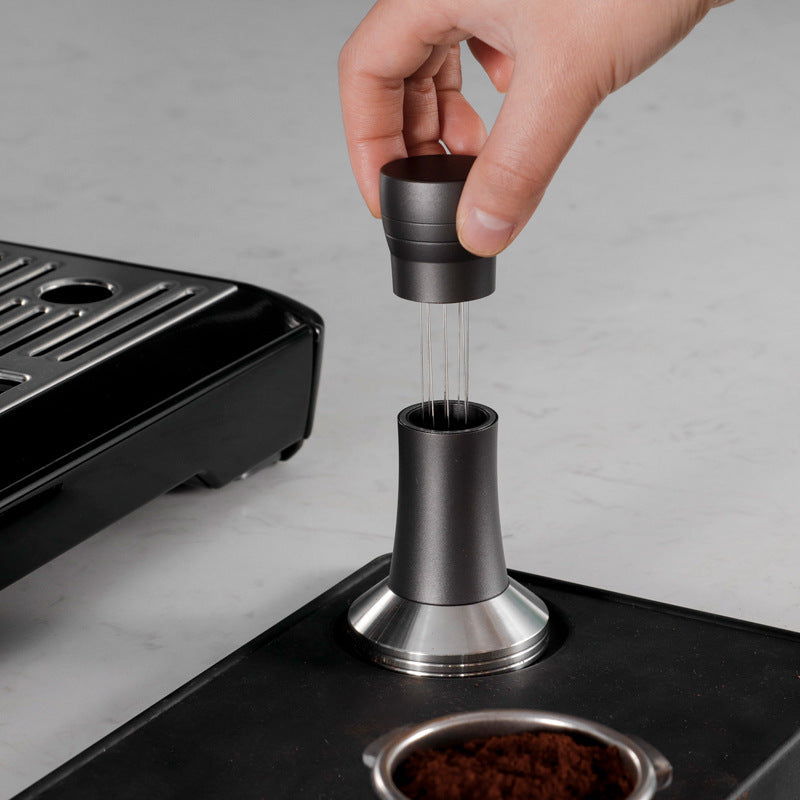 2-in-1 Espresso Tamper and WDT Tool Coffee Powder Distributor