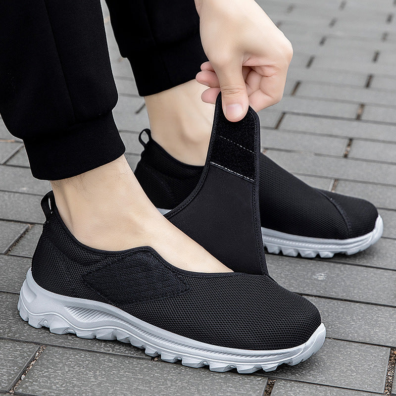 Non-Slip Senior Walking Shoes – Comfortable Wide-Fit Orthopedic Sneakers for Swollen Feet & Hallux Valgus Relief