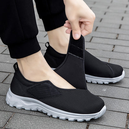 Non-Slip Senior Walking Shoes – Comfortable Wide-Fit Orthopedic Sneakers for Swollen Feet & Hallux Valgus Relief