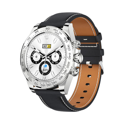 Luxury Metallic Smart Watch with Bluetooth Calling & Heart Rate Tracker