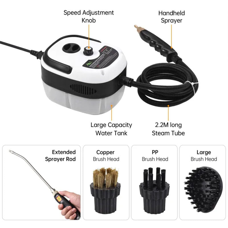 Portable High-Temperature AC Steam Cleaner for Kitchen & Home Appliances