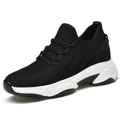 Summer 10CM Height Increasing Men's Shoes (Breathable Fly Woven Mesh)