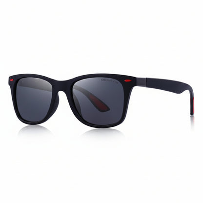 Unisex Vintage Rivet Square Sunglasses | Lightweight Polarized Driving Eyewear