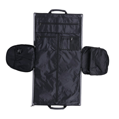 Convertible Travel Garment Duffel Bag - Large Capacity Suit Storage Tote with Shoe Compartment