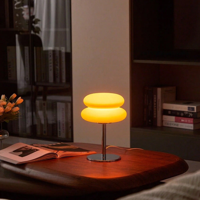 Bauhaus Style Mini Mushroom Table Lamp - Postmodern Vintage Night Light for Bedroom & Office