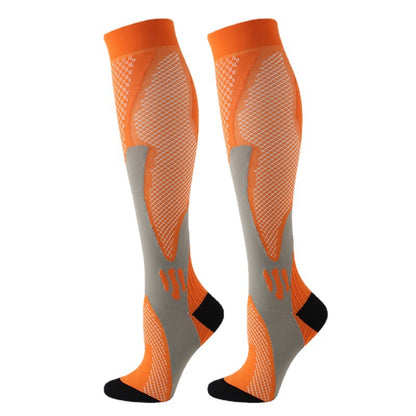 Unisex Compression Leg Sleeves for Marathon & Gym | Performance Athletic Socks