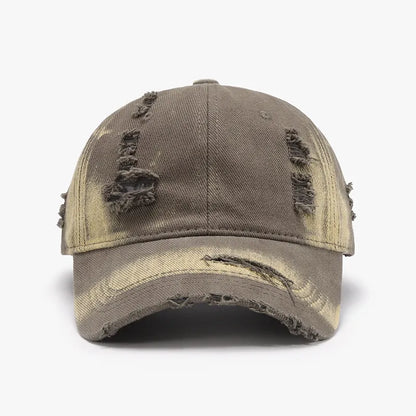 Distressed Vintage Cotton Baseball Cap | Adjustable Dad Hat for Men & Women