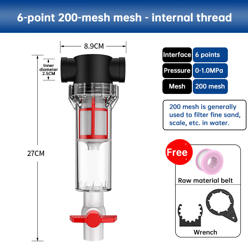 Aquarium Fish Toilet Waste Separator | High Flow Pre-Filter Sediment Collector