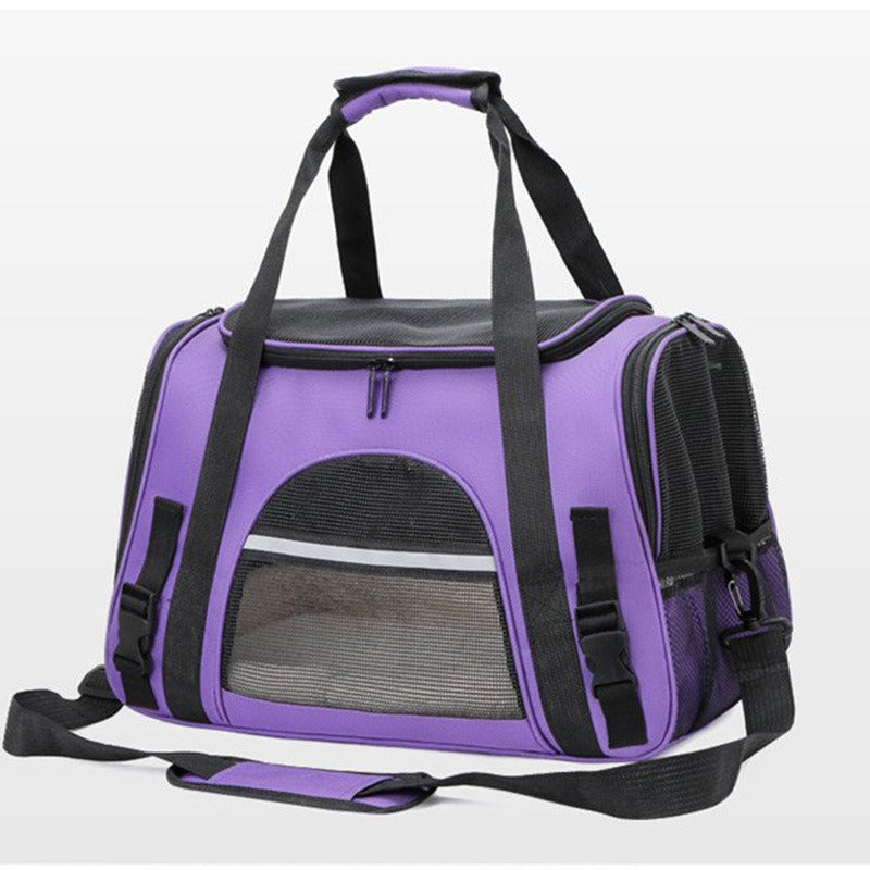 Premium Expandable Pet Carrier - Lightweight Mesh Travel Bag for Cats, Puppies & Small Pets