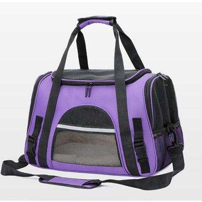 Premium Expandable Pet Carrier - Lightweight Mesh Travel Bag for Cats, Puppies & Small Pets