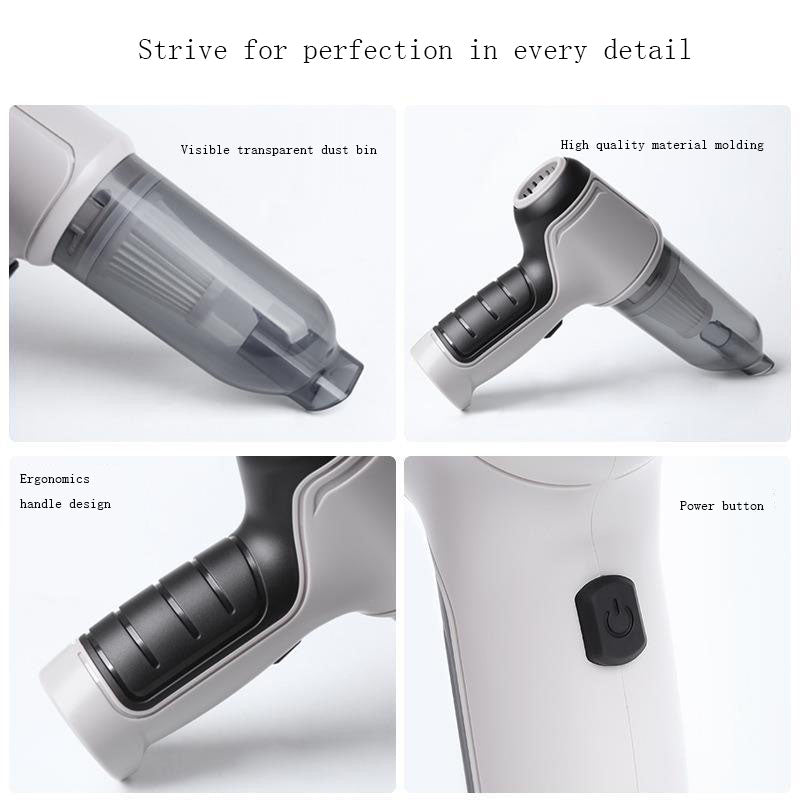 2-in-1 Wireless High-Power Car Vacuum Cleaner & Blower – Portable Handheld Suction for Home & Auto