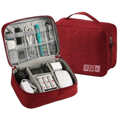 Waterproof Travel Cable Organizer Bag | Portable Digital Electronics Storage Pouch