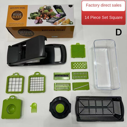 Professional Onion Chopper & Vegetable Cutter - Heavy Duty Kitchen Dicer for Salad & Meal Prep