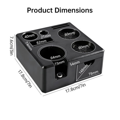 Multi-Functional Barista Storage Rack - Espresso Accessories Holder for Home & Cafe