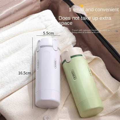 4-in-1 Leakproof Travel Bottle Set - Portable Toiletry Cosmetics Dispenser