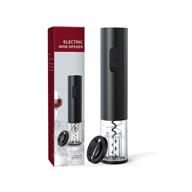 Automatic Electric Wine Opener with Foil Cutter - One-Click Rechargeable Cordless Corkscrew for Home, Party & Gifts