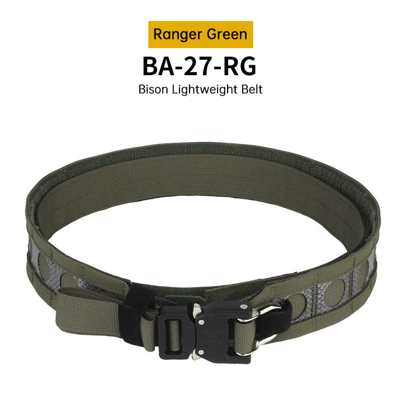 Tactical Two-Layer Battle Belt | Quick Detach Metal Buckle Combat Belt
